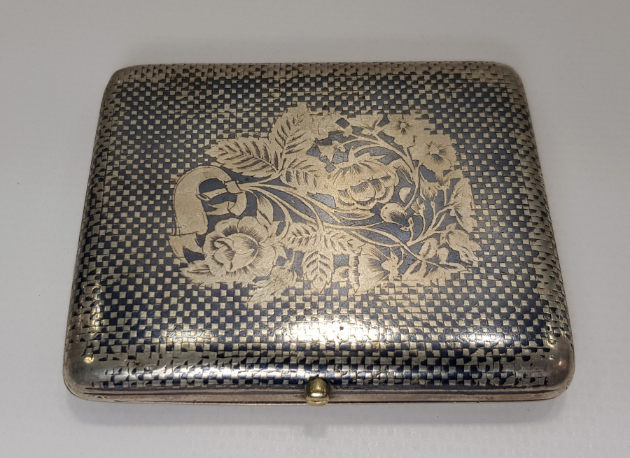 OSMANLI DÖNEMİ DEVLET ARMALI VAN İŞİ SİGARA TABAKASI