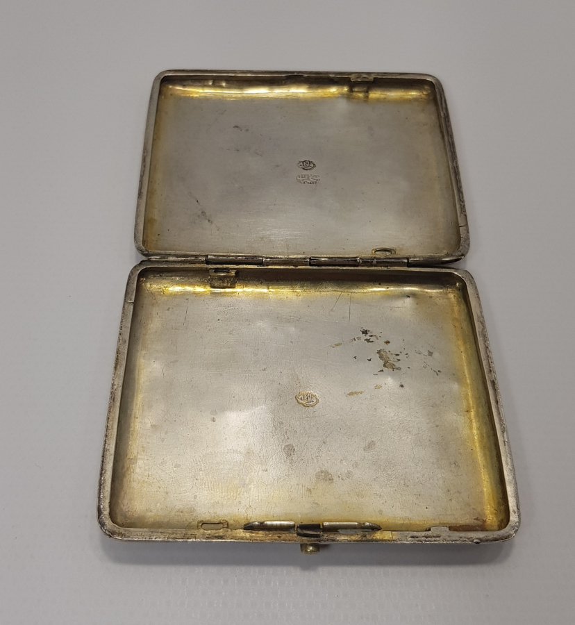 OSMANLI DÖNEMİ DEVLET ARMALI VAN İŞİ SİGARA TABAKASI