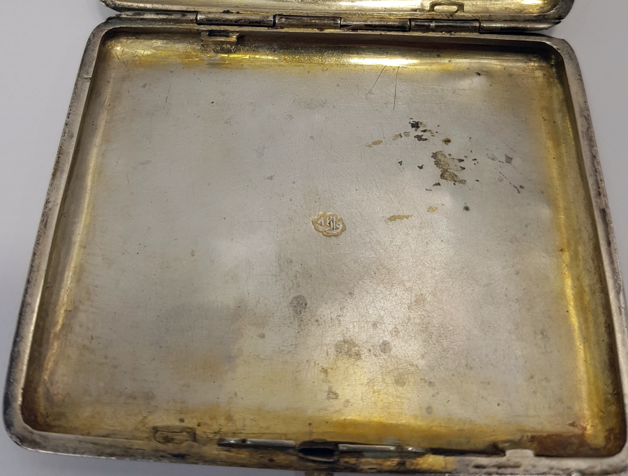 OSMANLI DÖNEMİ DEVLET ARMALI VAN İŞİ SİGARA TABAKASI