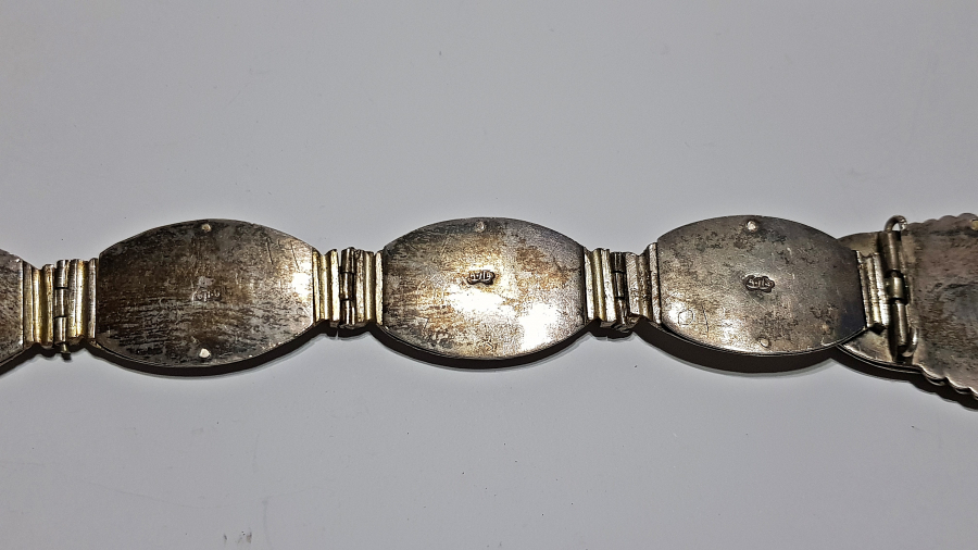 OSMANLI DÖNEMİ NADİR FORMDA VAN İŞİ GÜMÜŞ KEMER