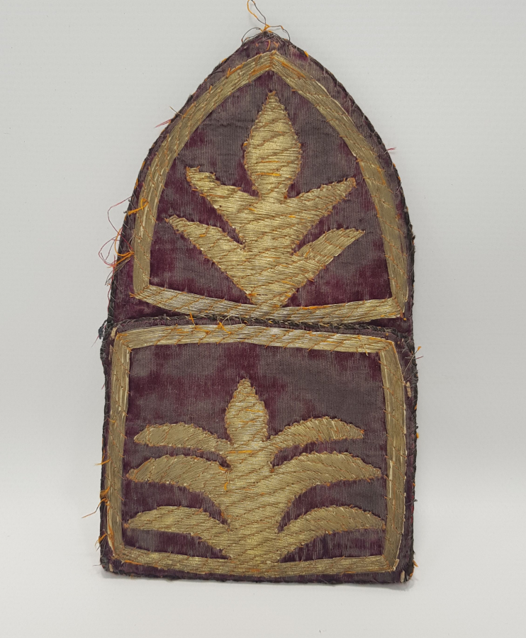 OSMANLI DÖNEMİ SIRMA İŞÇİLİKLİ BEZ KAŞIKLIK