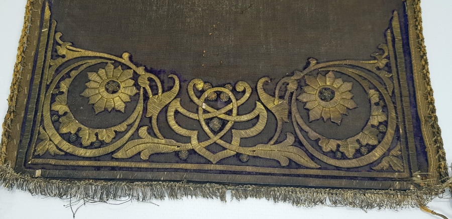 OSMANLI DÖNEMİ SIRMA İŞÇİLİKLİ KUR'AN KABI