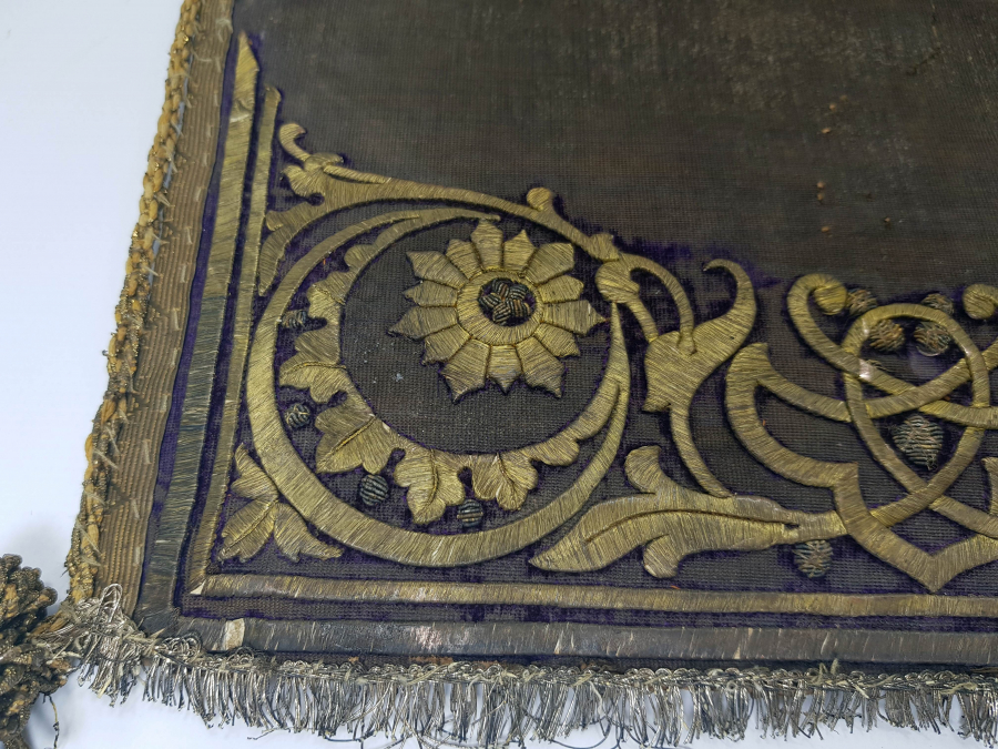 OSMANLI DÖNEMİ SIRMA İŞÇİLİKLİ KUR'AN KABI