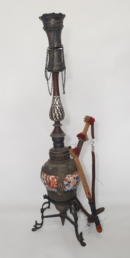 OSMANLI DÖNEMİ TAM TAKIM GÜMÜŞ NARGİLE