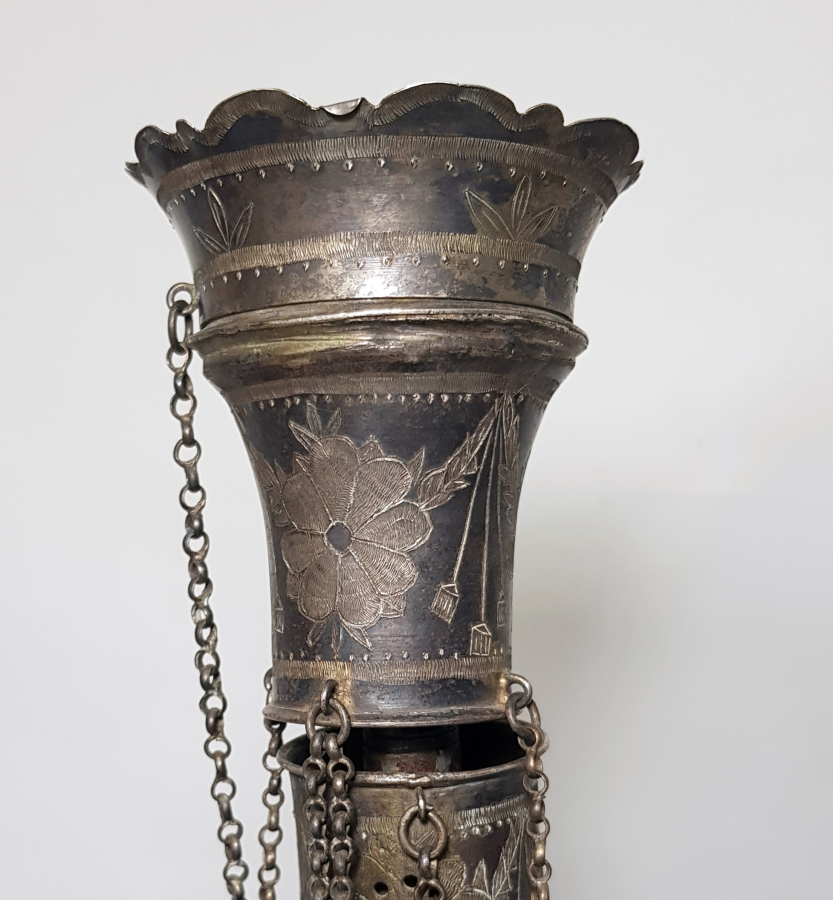 OSMANLI DÖNEMİ TAM TAKIM GÜMÜŞ NARGİLE