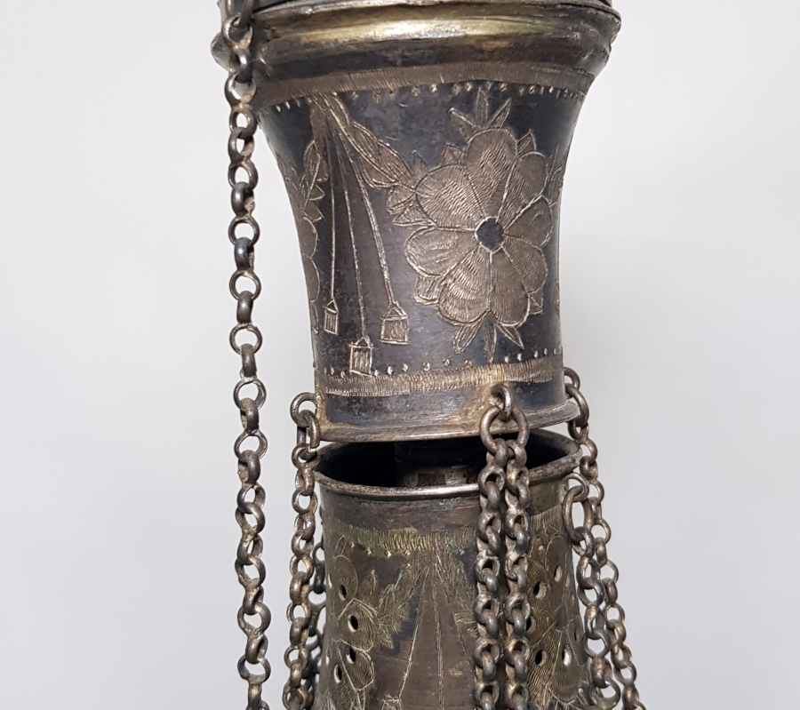 OSMANLI DÖNEMİ TAM TAKIM GÜMÜŞ NARGİLE