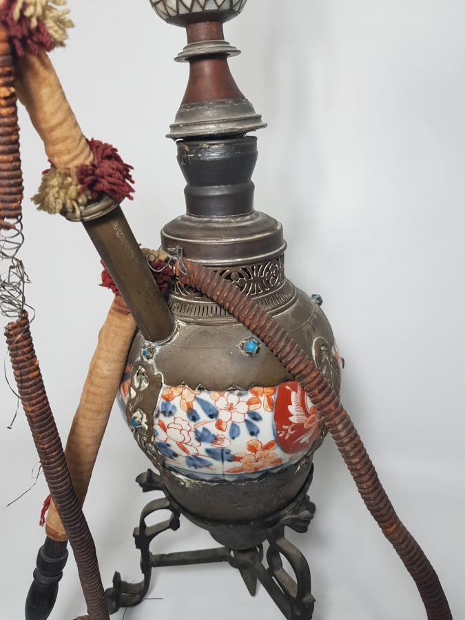 OSMANLI DÖNEMİ TAM TAKIM GÜMÜŞ NARGİLE