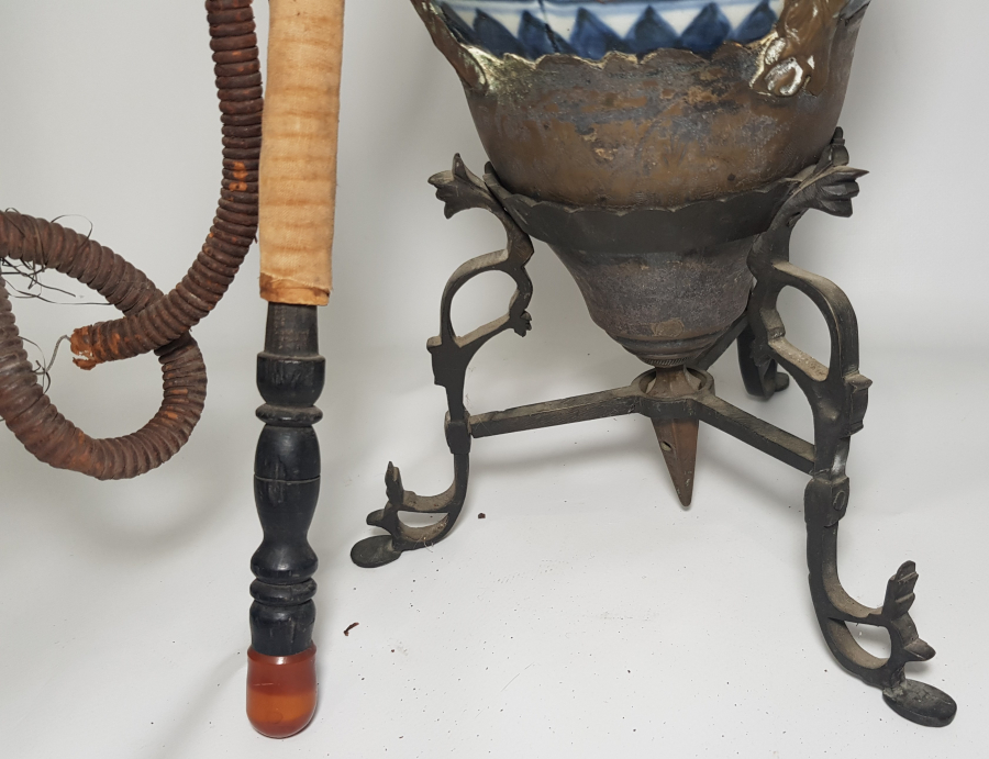 OSMANLI DÖNEMİ TAM TAKIM GÜMÜŞ NARGİLE