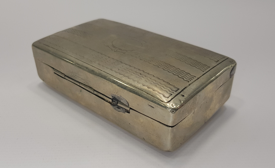 OSMANLICA YAZILI ASKER TÜTÜN TABAKASI 