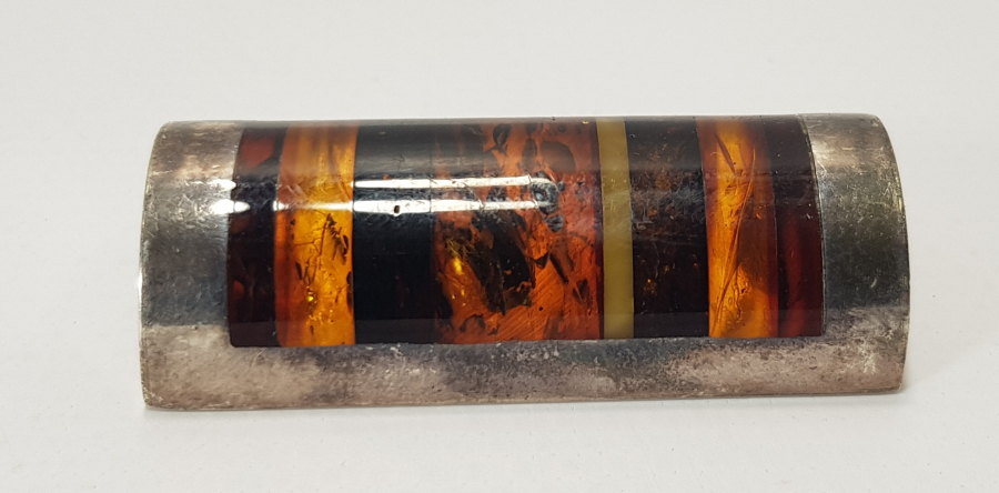 KEHRİBARIN HER RENGİNİ İÇEREN ÖZEL YAPIM BROŞ