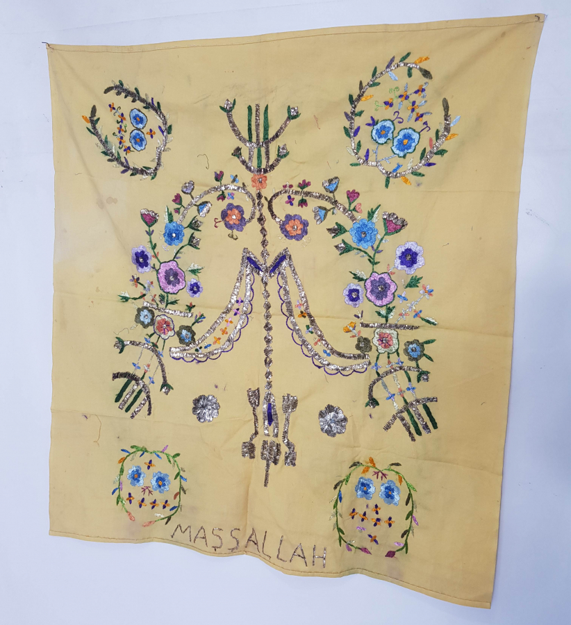 CUMHURİYET İLK DÖNEM BALIKESİR AYVALIK YÖRESİ TEL KIRMA İŞLEMELİ SÜNNET ÇOCUĞU PELERİNİ 