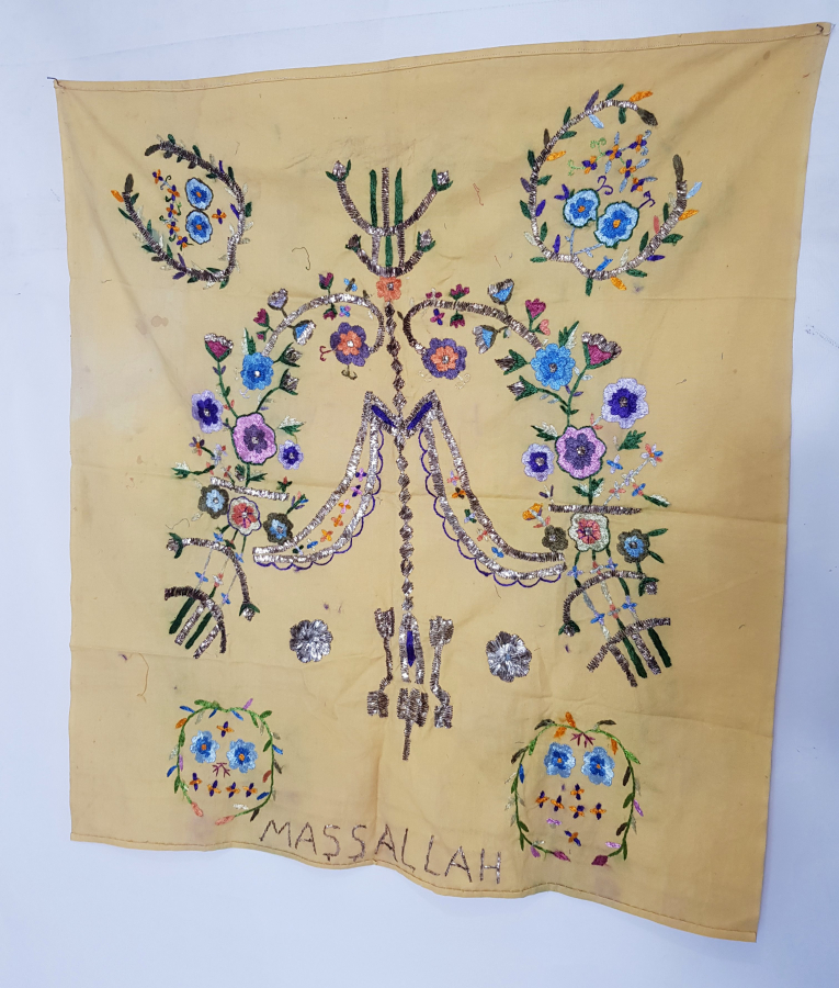 CUMHURİYET İLK DÖNEM BALIKESİR AYVALIK YÖRESİ TEL KIRMA İŞLEMELİ SÜNNET ÇOCUĞU PELERİNİ 