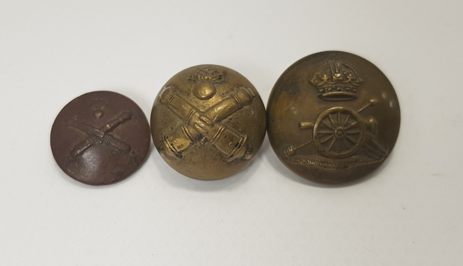 1. DÜNYA SAVAŞI OSMANLI, FRANSIZ VE İNGİLİZ TOPÇU DÜĞMESİ LOTU