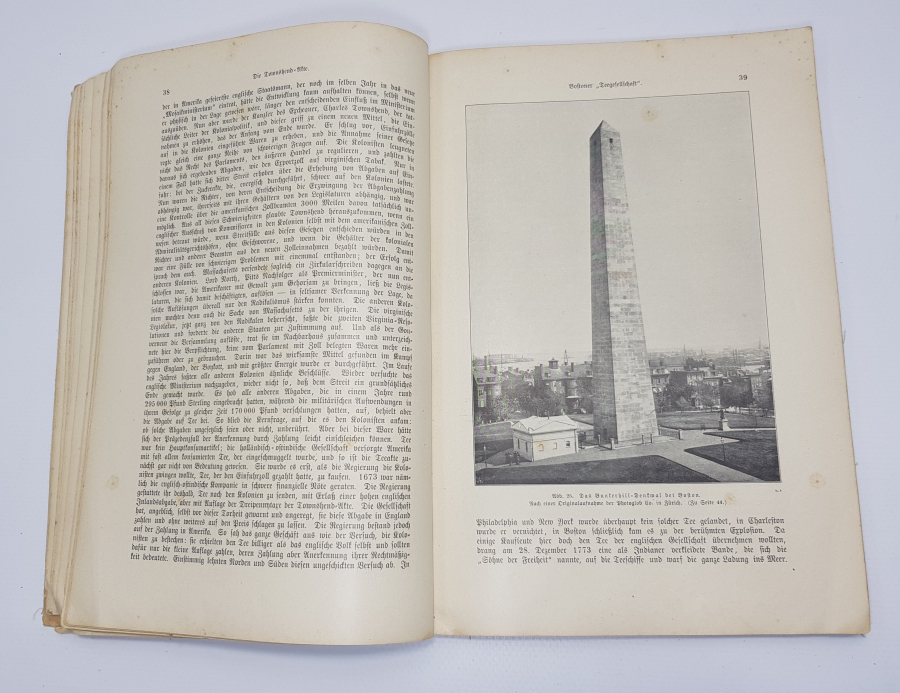 1904 TARİHLİ KUZEY AMERİKA İLE İLGİLİ İNGİLİZCE KİTAP