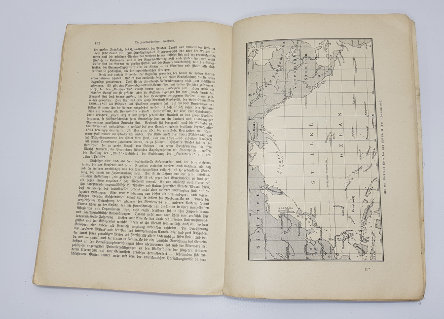 1904 TARİHLİ KUZEY AMERİKA İLE İLGİLİ İNGİLİZCE KİTAP