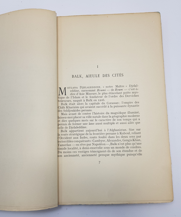 SINIRLI BASKI FRANSIZCA KİTAP: MEVLANA CELALEDDİNİ RUMİ 