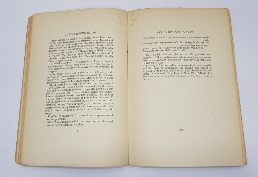 SINIRLI BASKI FRANSIZCA KİTAP: MEVLANA CELALEDDİNİ RUMİ 