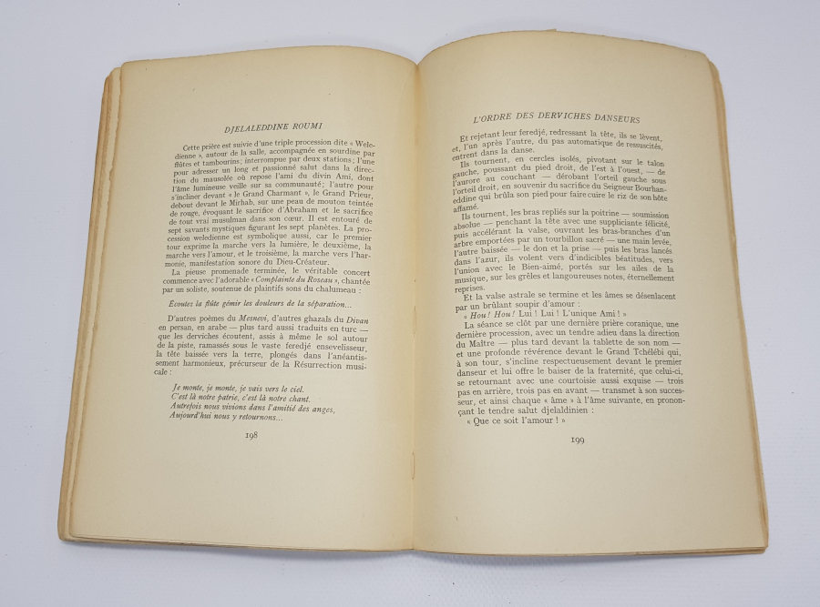 SINIRLI BASKI FRANSIZCA KİTAP: MEVLANA CELALEDDİNİ RUMİ 