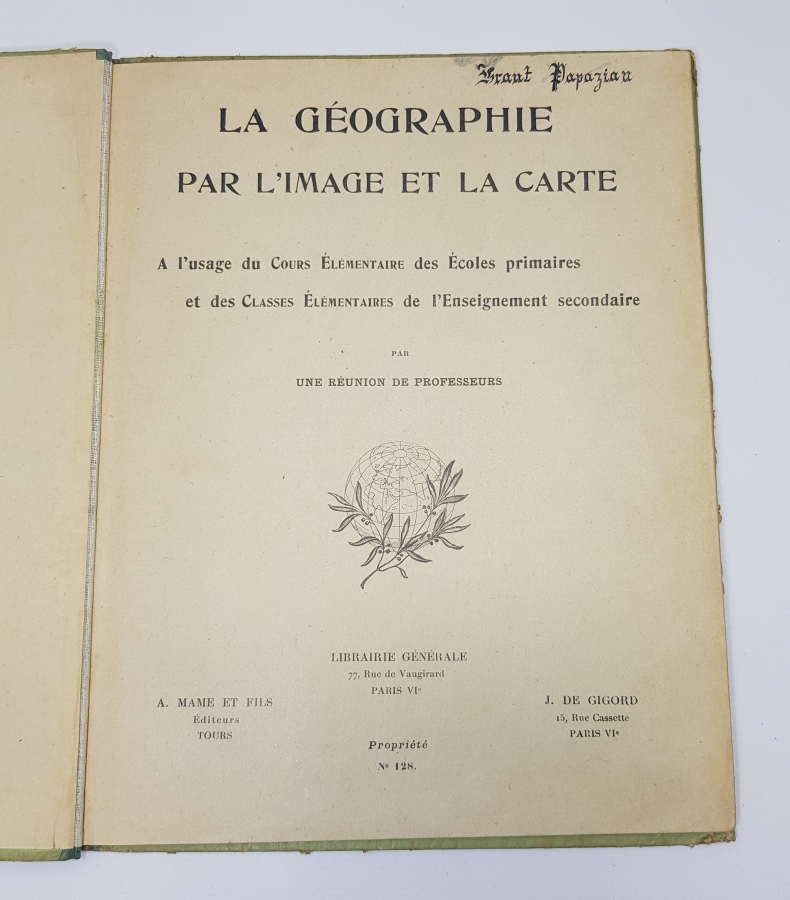 FRANSIZCA COĞRAFYA KİTABI