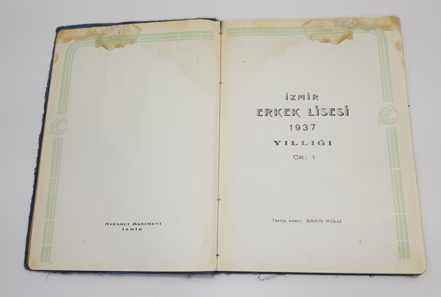 İZMİR ERKEK LİSESİ 1936-1937 YILLIĞI