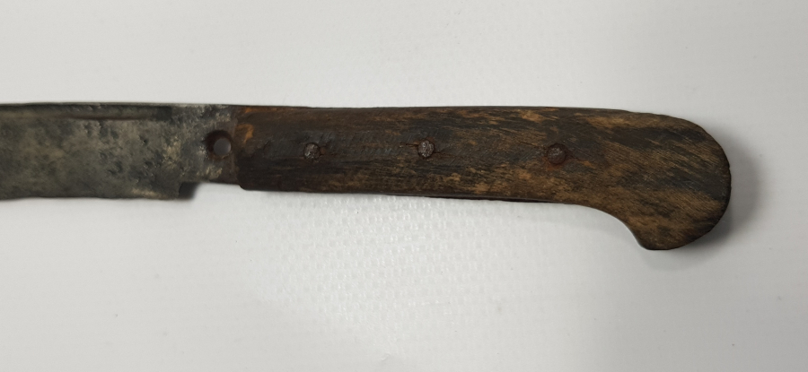 OSMANLI DÖNEMİ İŞLEMELİ BOYNUZ SAPLI VE AY YILDIZLI KAMA