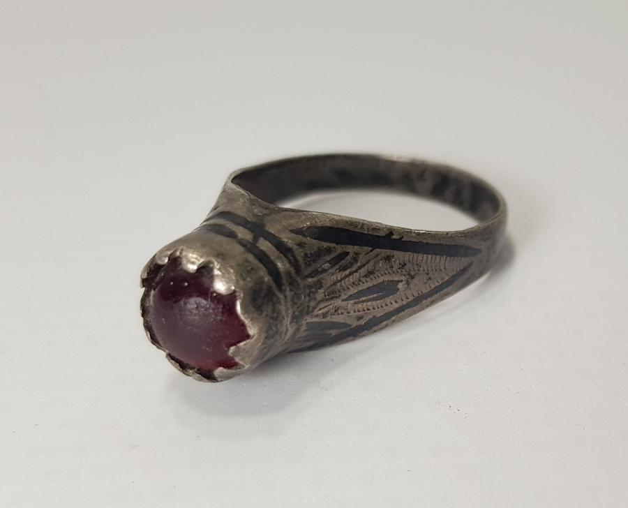 OSMANLI DÖNEMİ SAVATLI GÜMÜŞ YÜZÜK