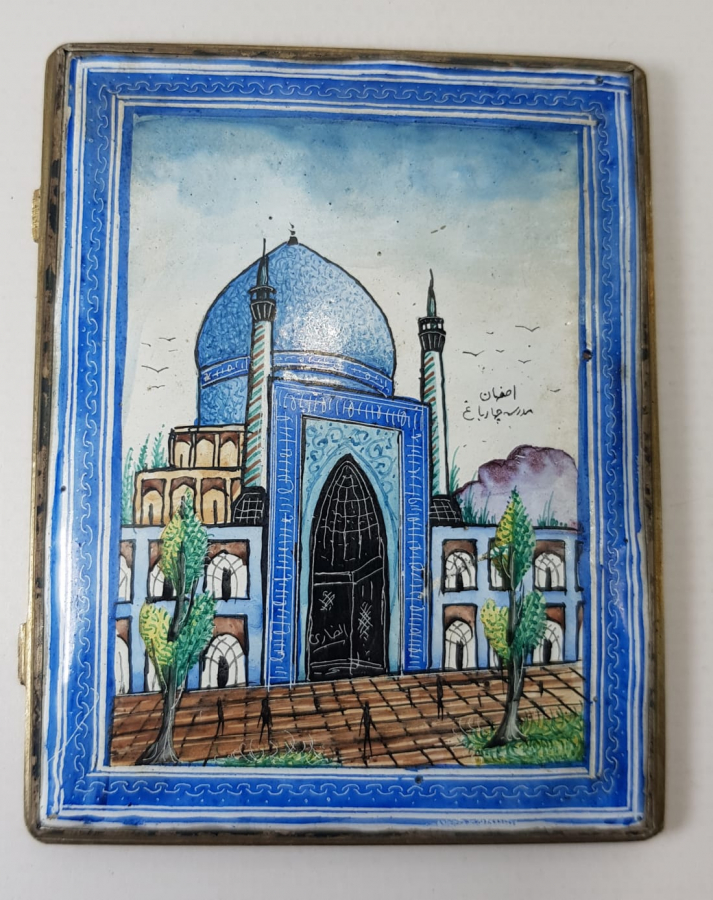 MİNELİ GÜMÜŞ SİGARA TABAKASI