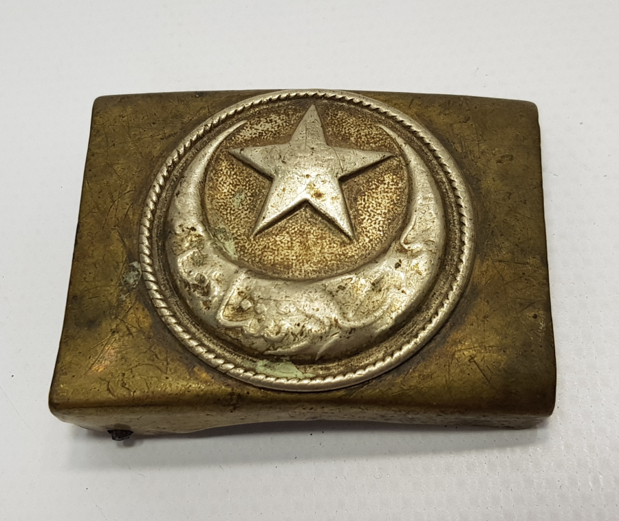 1. DÜNYA SAVAŞI DÖNEMİ ASAKİRİ ŞAHANE YAZILI KEMER TOKASI 