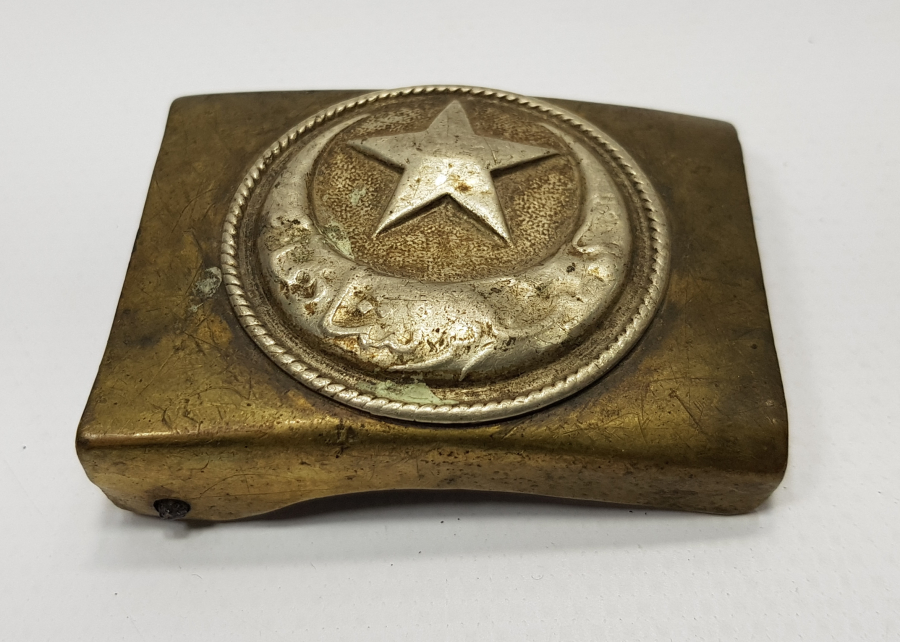 1. DÜNYA SAVAŞI DÖNEMİ ASAKİRİ ŞAHANE YAZILI KEMER TOKASI 