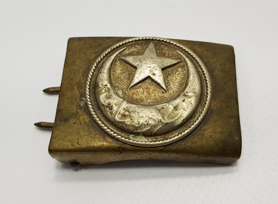 1. DÜNYA SAVAŞI DÖNEMİ ASAKİRİ ŞAHANE YAZILI KEMER TOKASI 