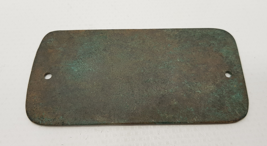 1. DÜNYA SAVAŞI DÖNEMİ ÜZERİ YAZILI TOP KAMASI PLAKETİ