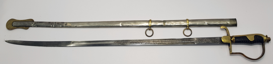 1950 LERDEN BOYNUZ SAPLI SUBAY KILICI