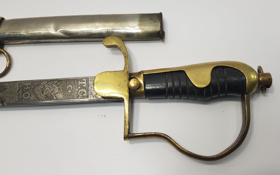 1950 LERDEN BOYNUZ SAPLI SUBAY KILICI