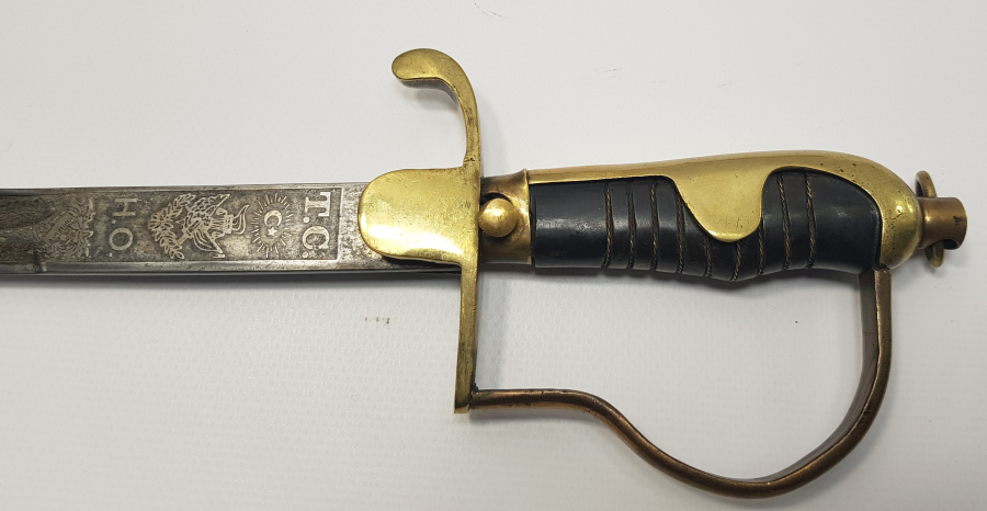 1950 LERDEN BOYNUZ SAPLI SUBAY KILICI