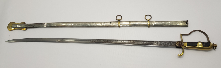 1950 LERDEN BOYNUZ SAPLI SUBAY KILICI