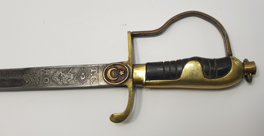 1950 LERDEN BOYNUZ SAPLI SUBAY KILICI