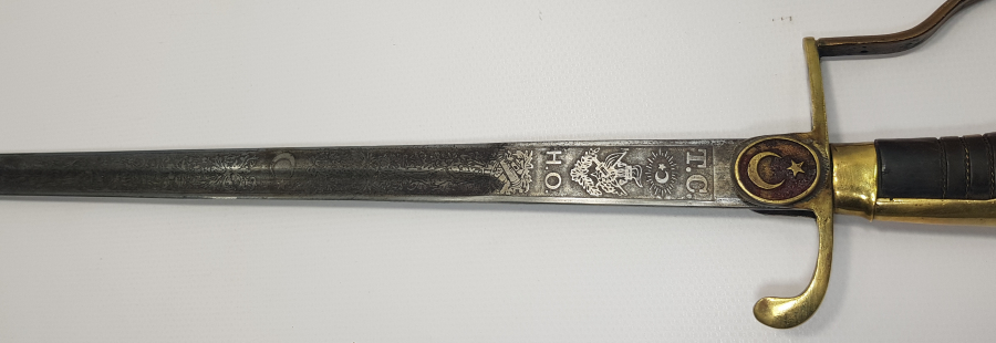 1950 LERDEN BOYNUZ SAPLI SUBAY KILICI