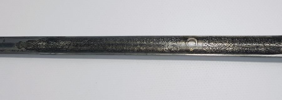 1950 LERDEN BOYNUZ SAPLI SUBAY KILICI