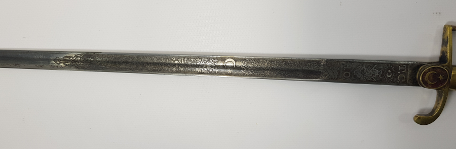 1950 LERDEN BOYNUZ SAPLI SUBAY KILICI