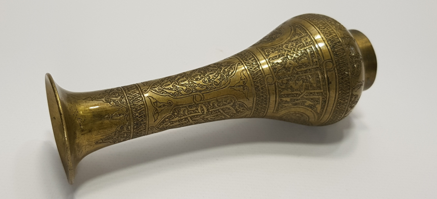 İRAN İŞİ TAMAMI EL İŞÇİLİĞİ AYETLERLE BEZELİ PİRİNÇ VAZO