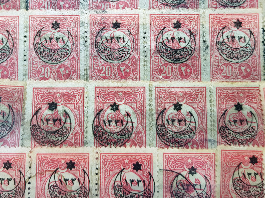 OSMANLI DÖNEMİ 50 ADET PUL 