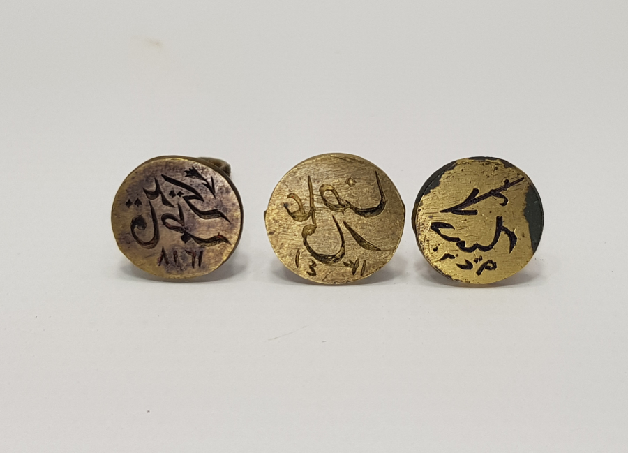 OSMANLI DÖNEMİ 3 ADET ŞAHIS MÜHRÜ