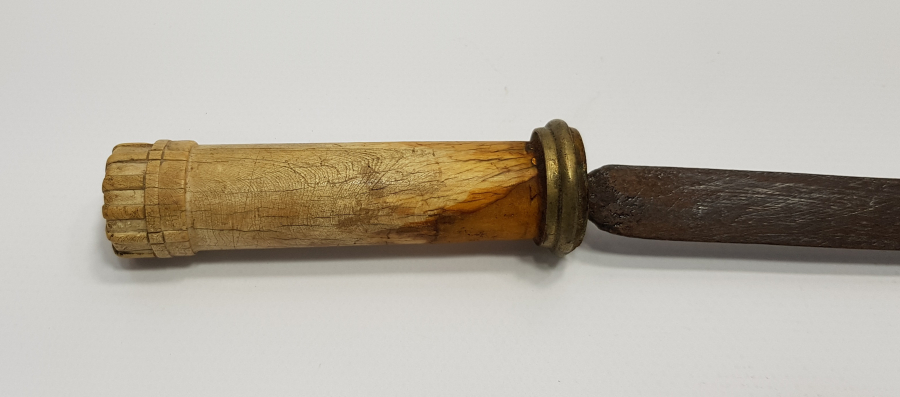 OSMANLI DÖNEMİ BEKTAŞİ İŞİ MORS DİŞİ SAPLI 12 KÖŞELİ KUŞAK SALDIRMASI