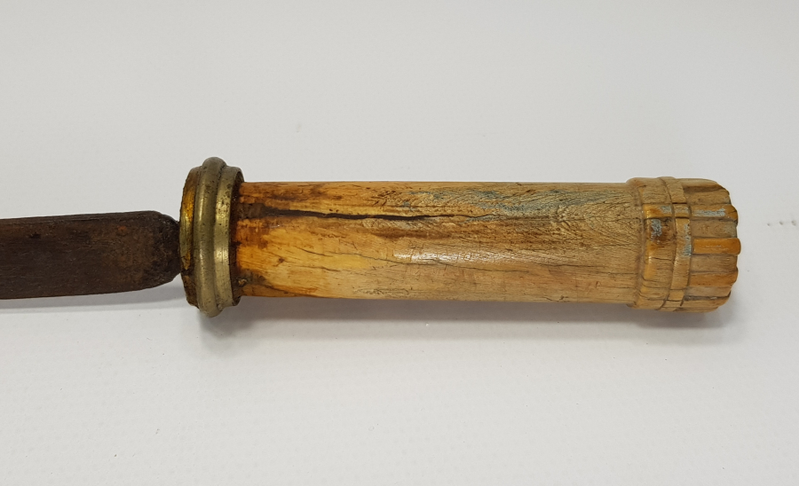 OSMANLI DÖNEMİ BEKTAŞİ İŞİ MORS DİŞİ SAPLI 12 KÖŞELİ KUŞAK SALDIRMASI