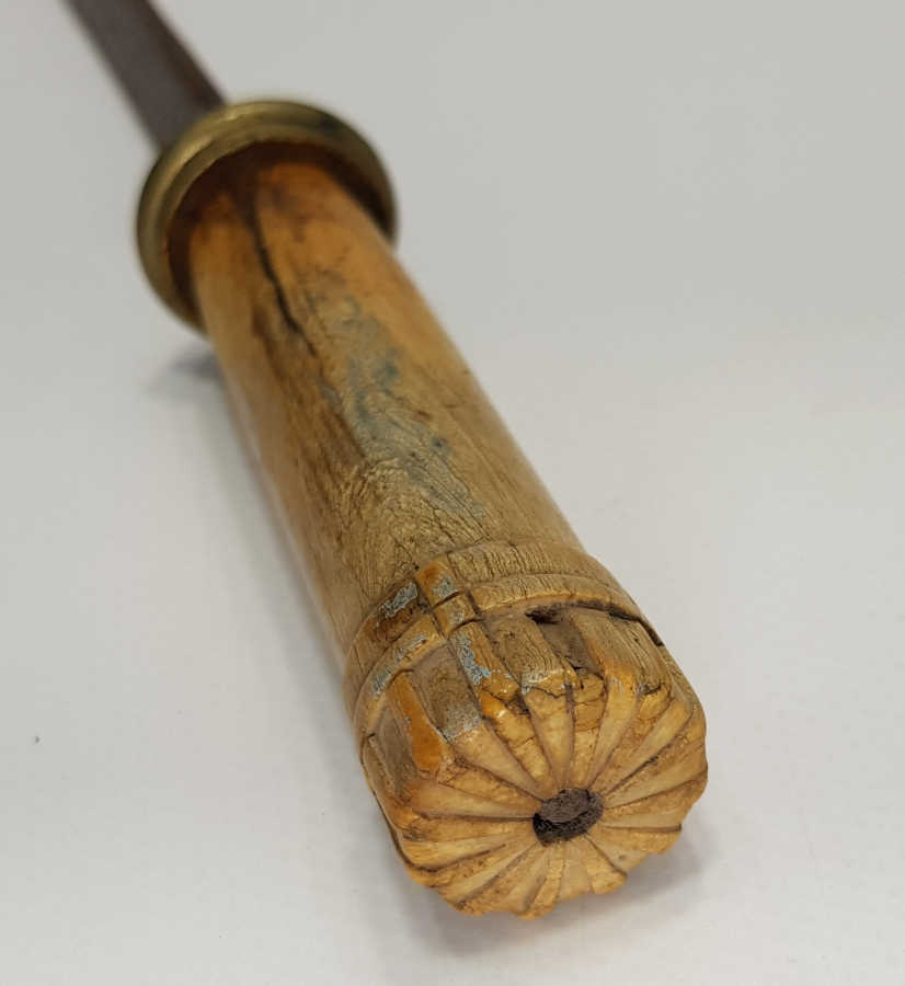 OSMANLI DÖNEMİ BEKTAŞİ İŞİ MORS DİŞİ SAPLI 12 KÖŞELİ KUŞAK SALDIRMASI