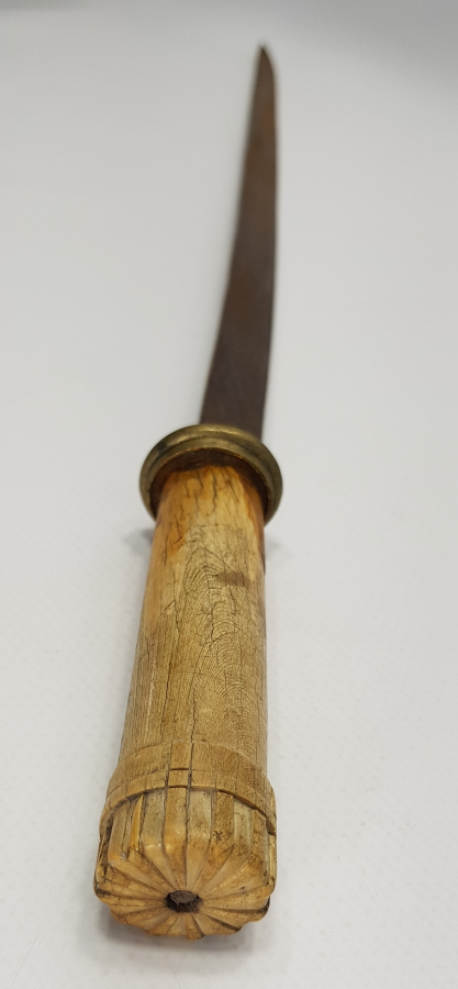 OSMANLI DÖNEMİ BEKTAŞİ İŞİ MORS DİŞİ SAPLI 12 KÖŞELİ KUŞAK SALDIRMASI