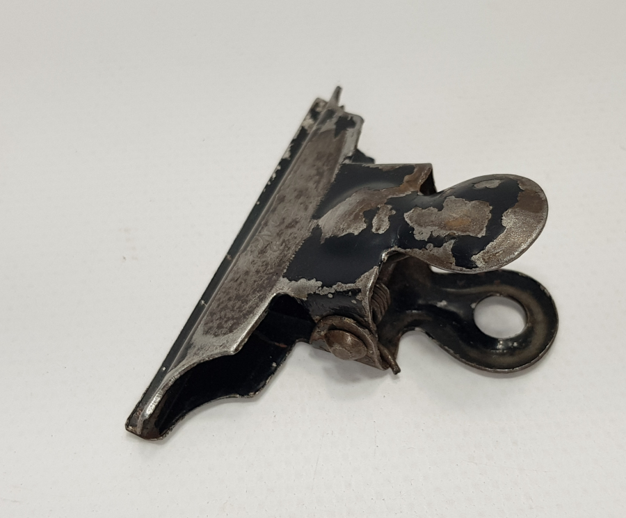 OSMANLI DÖNEMİ ÜZERİ OSMANLICA YAZILI KAĞIT KISKACI