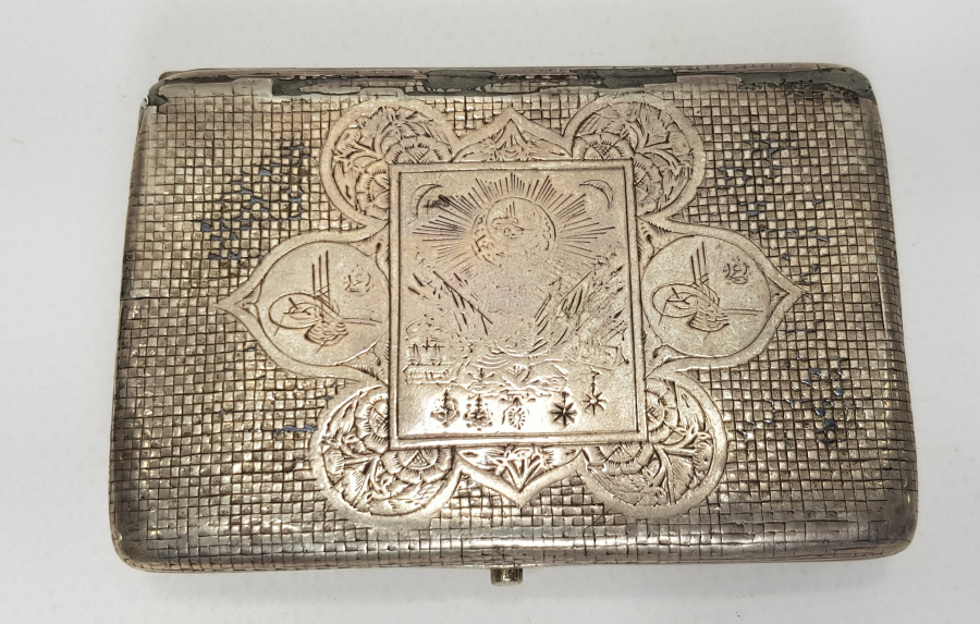 OSMANLI DÖNEMİ VAN İŞİ GÜMÜŞ SİGARA TABAKASI