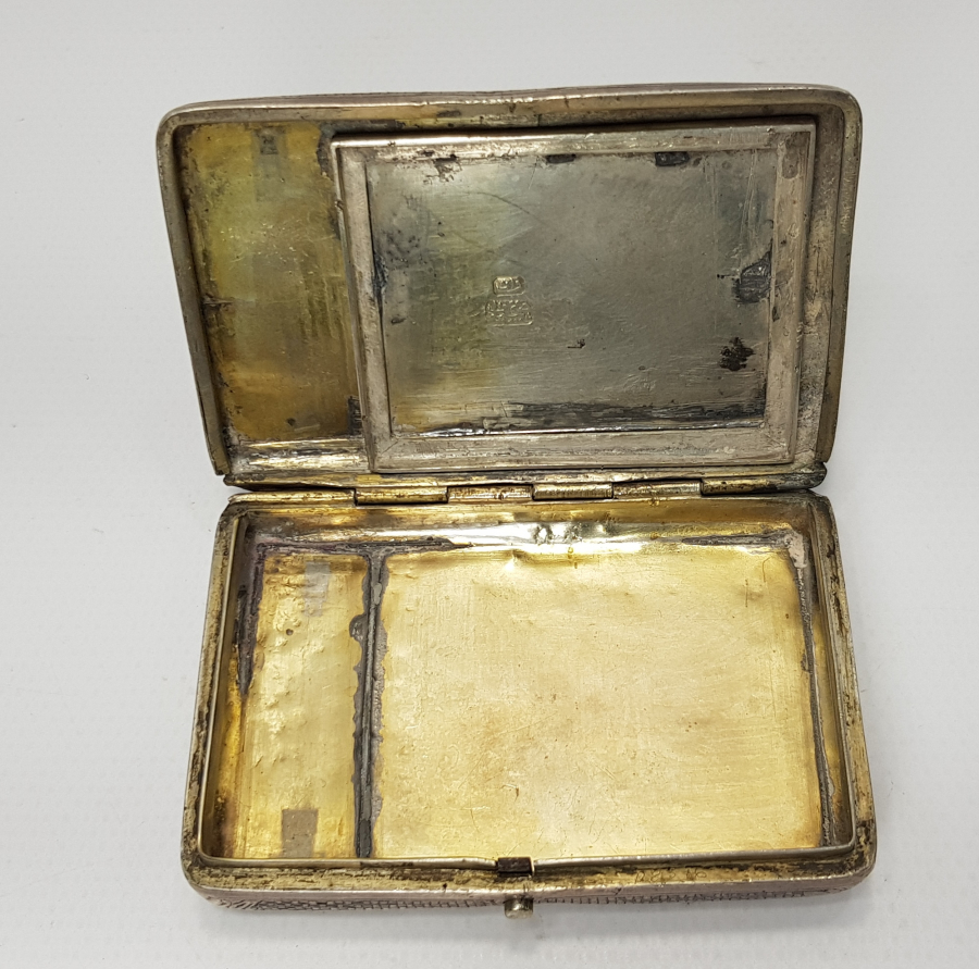 OSMANLI DÖNEMİ VAN İŞİ GÜMÜŞ SİGARA TABAKASI