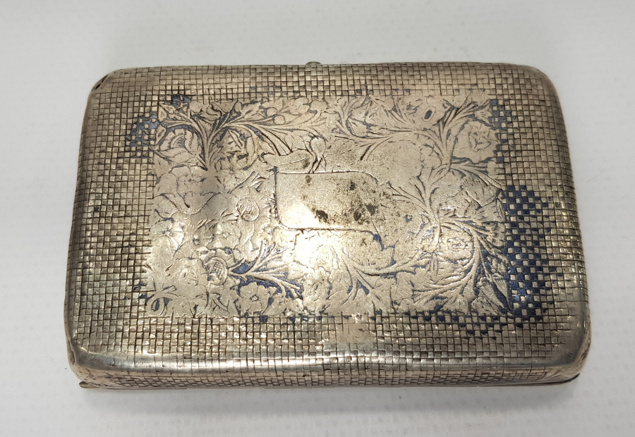 OSMANLI DÖNEMİ VAN İŞİ GÜMÜŞ SİGARA TABAKASI